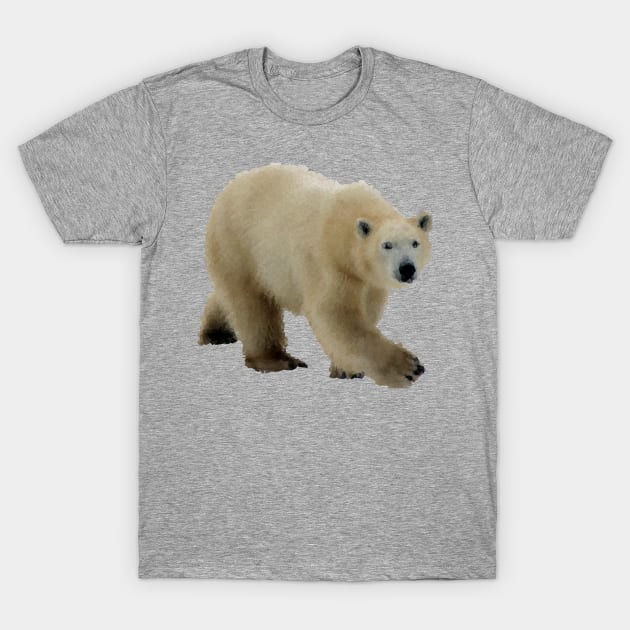 Low Poly Polarbear T-Shirt by TRIME